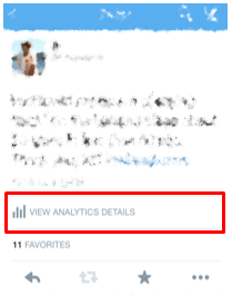 Twitter In Tweet Analytics Screen 1