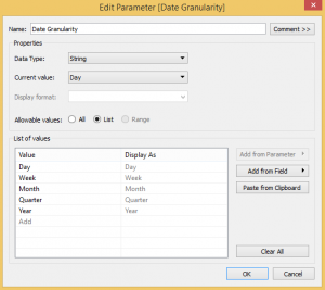 Tableau 201: How to Change Date Aggregation Using Parameters