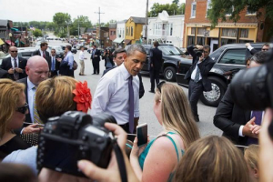 President Obama in Parkville
