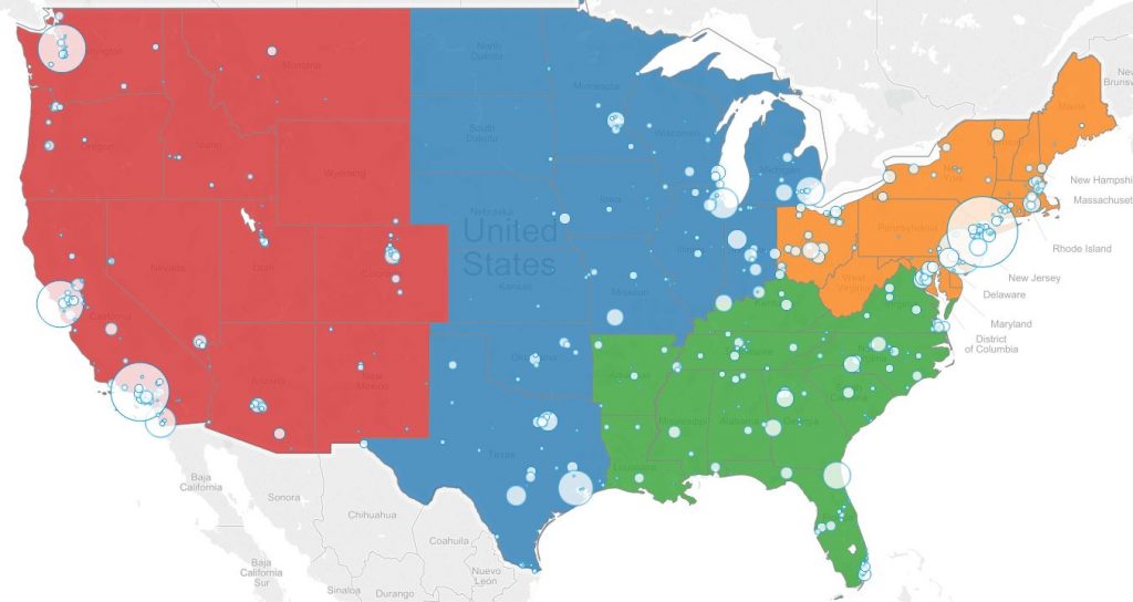 Tableau Dual-Axis Map Feature