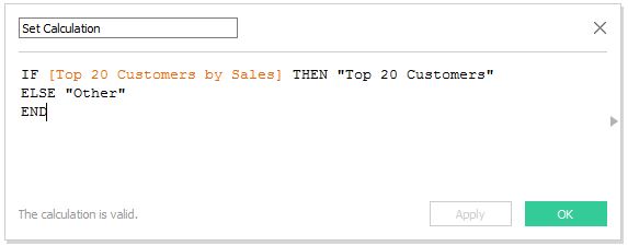 Tableau Set in a Calculated Field
