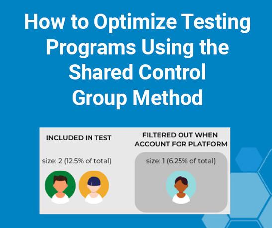 How to Optimize Testing Programs Using the Shared Control Group Method￼